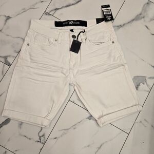X-RAY White Denim Shorts NEW with Tags size 30